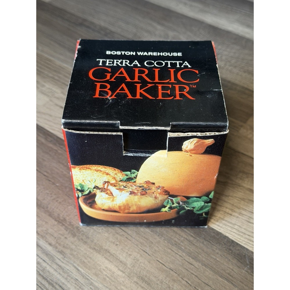 Boston Warehouse Terra Cotta Whole Garlic Baker